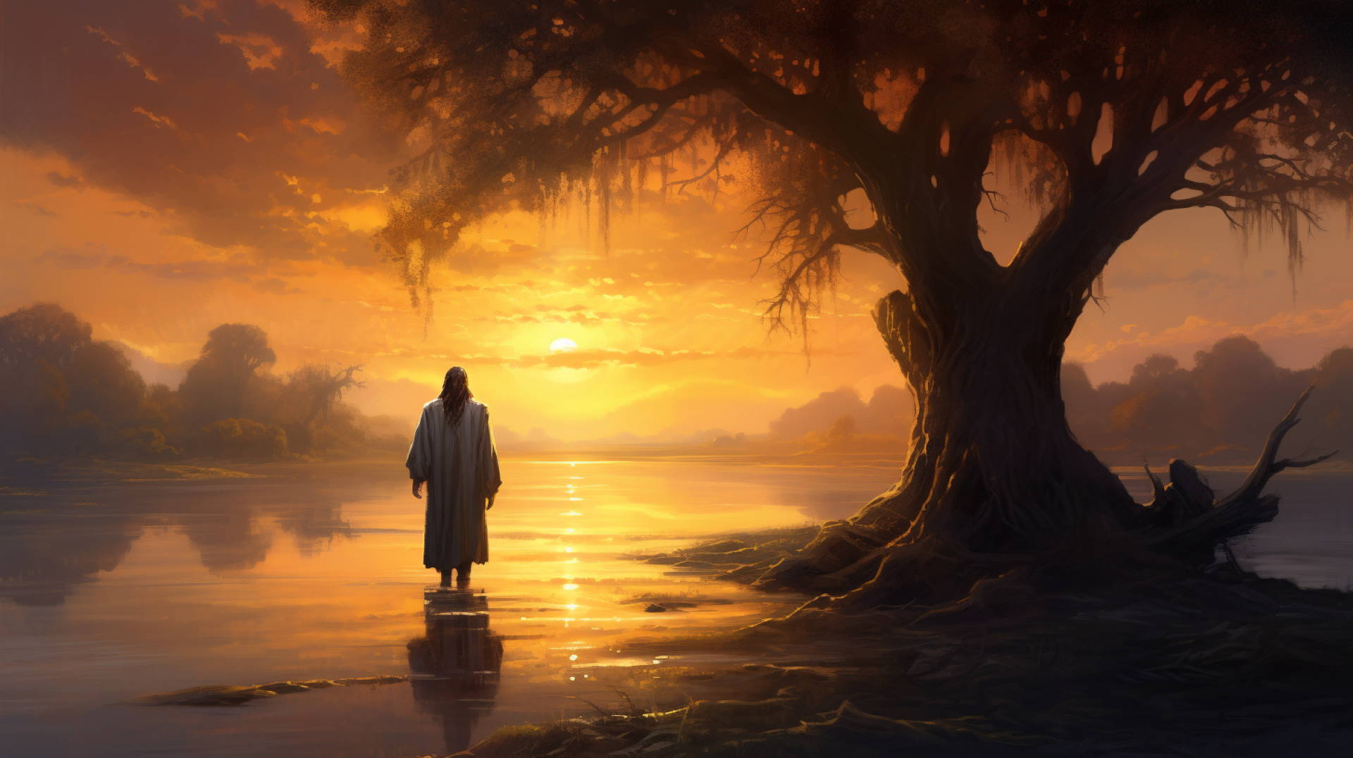 jesus_mystic_river_tree_beautiful_sunset_people_around.jpg